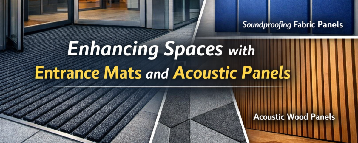Enhancing Spaces with Entrance Mats and Acoustic Panels