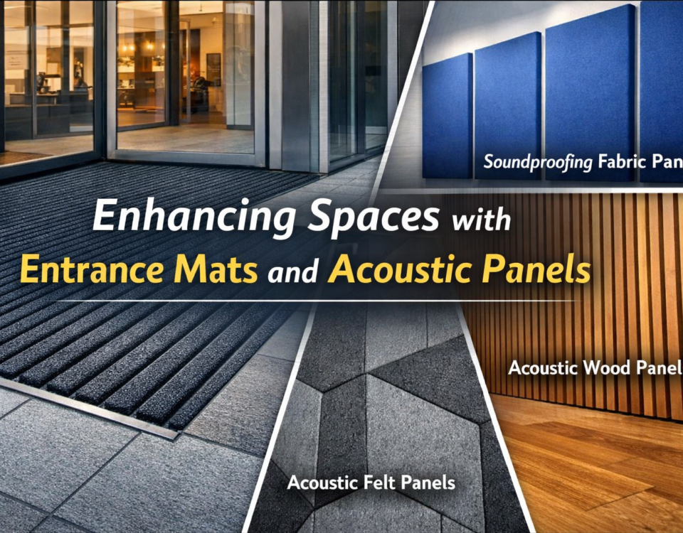 Enhancing Spaces with Entrance Mats and Acoustic Panels