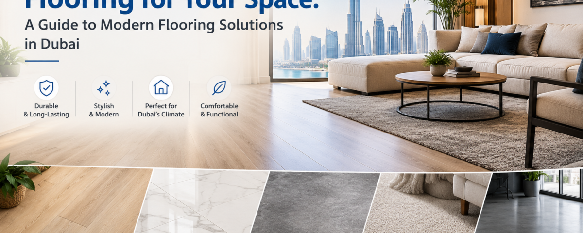 Choosing the Right Flooring for Your Space: A Guide to Modern Flooring Solutions in Dubai